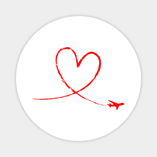 Love To Fly (Red) Magnet